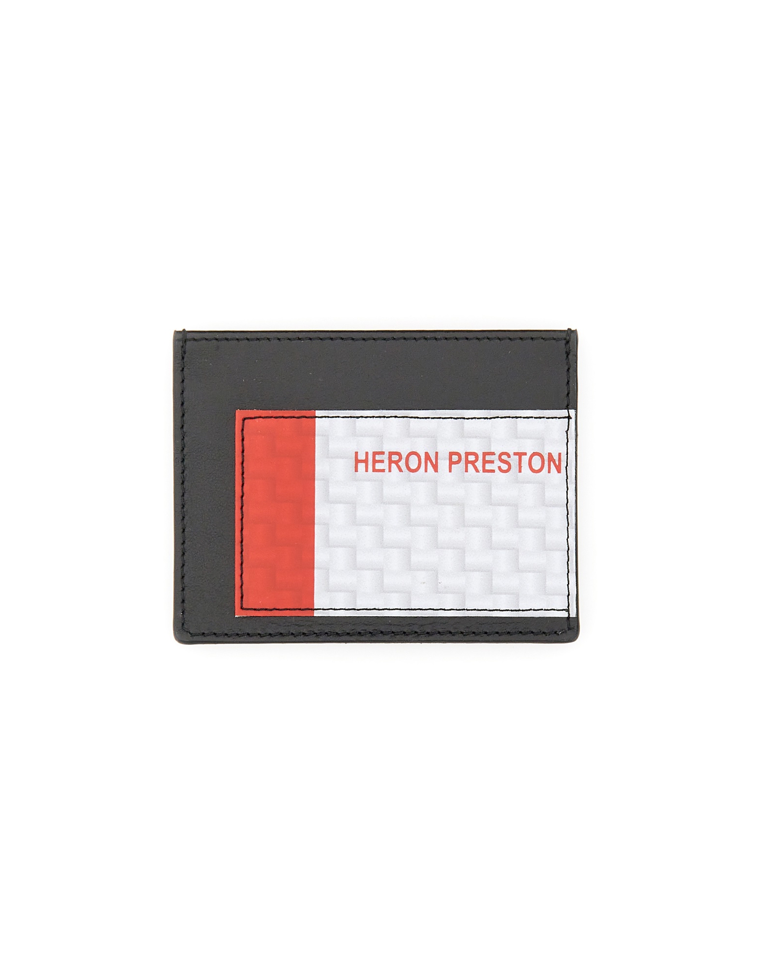 Heron Preston Sacs Homme Card Holder With Logo Print In Noir
