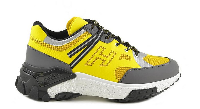 Men's Yellow / Black Sneakers - Hogan / z[K