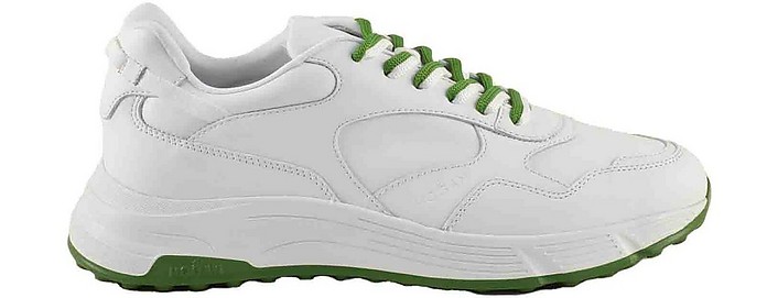 Men's White / Green Sneakers - Hogan