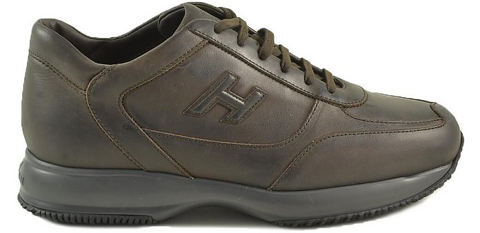 Men's Dark Brown Sneakers - Hogan