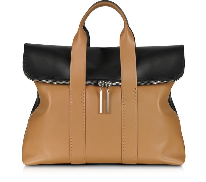 3.1 Phillip Lim Leather 31 Hour Bag - Navy in Nude 