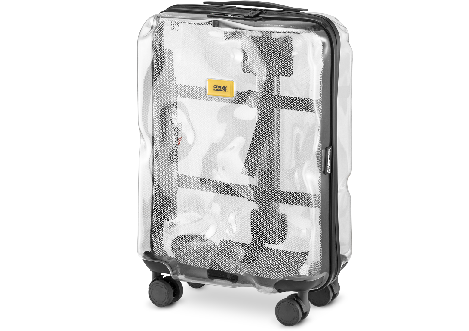 Crash Baggage Transparent Share Carry-On Trolley at FORZIERI Canada