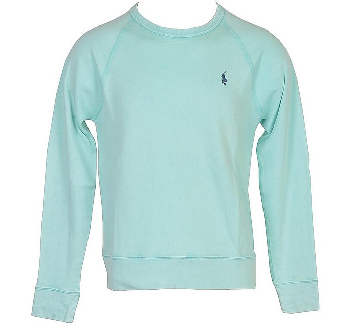 Men's Aqua Sweatshirt - Polo Ralph Lauren