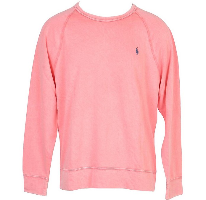 Men's Salmon Pink Sweatshirt - Polo Ralph Lauren