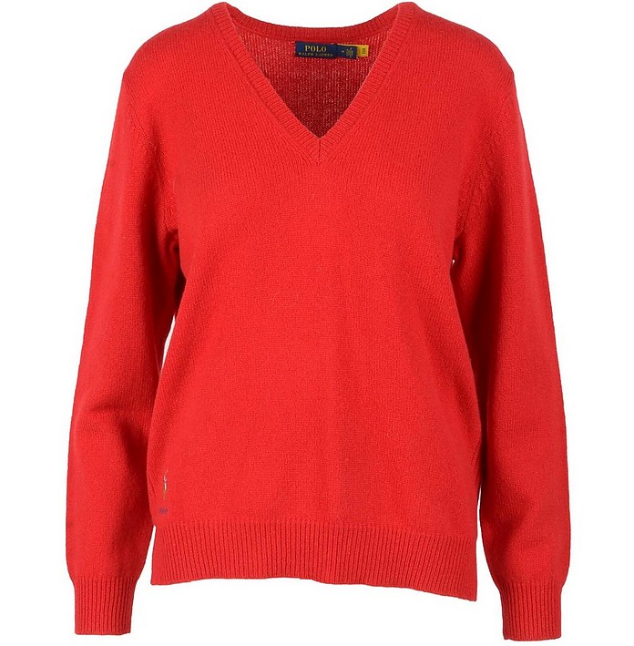 Women's Red Sweater - Ralph Lauren