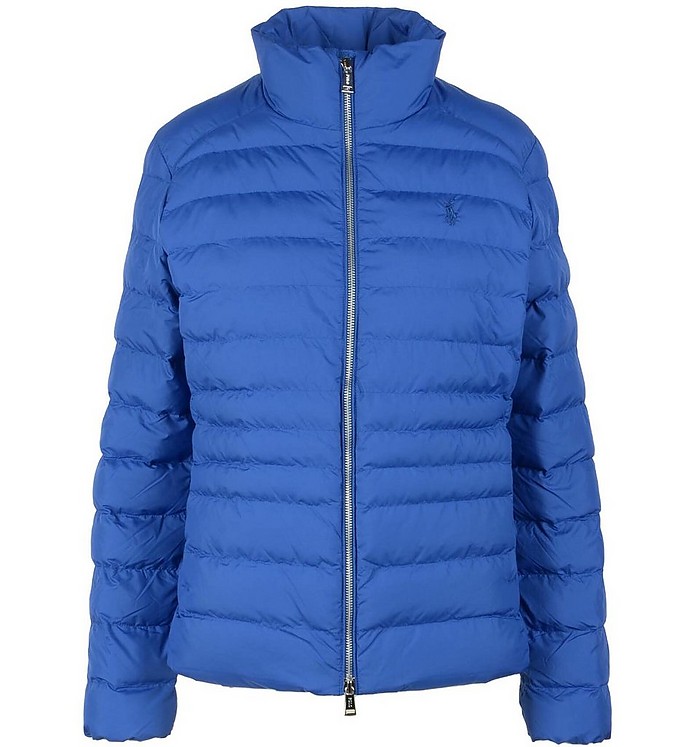 Women's Light Blue Padded Jacket - Polo Ralph Lauren