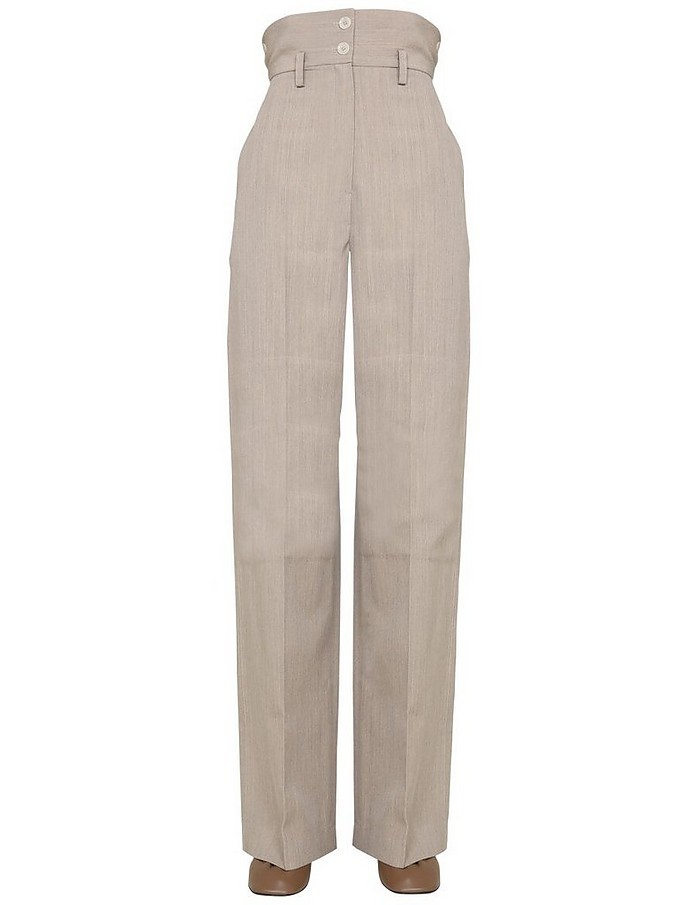 High-Waisted Trousers - Lemaire
