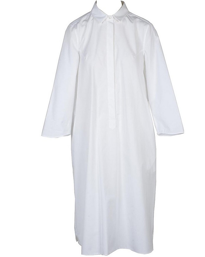 Women's White Dress - Aspesi