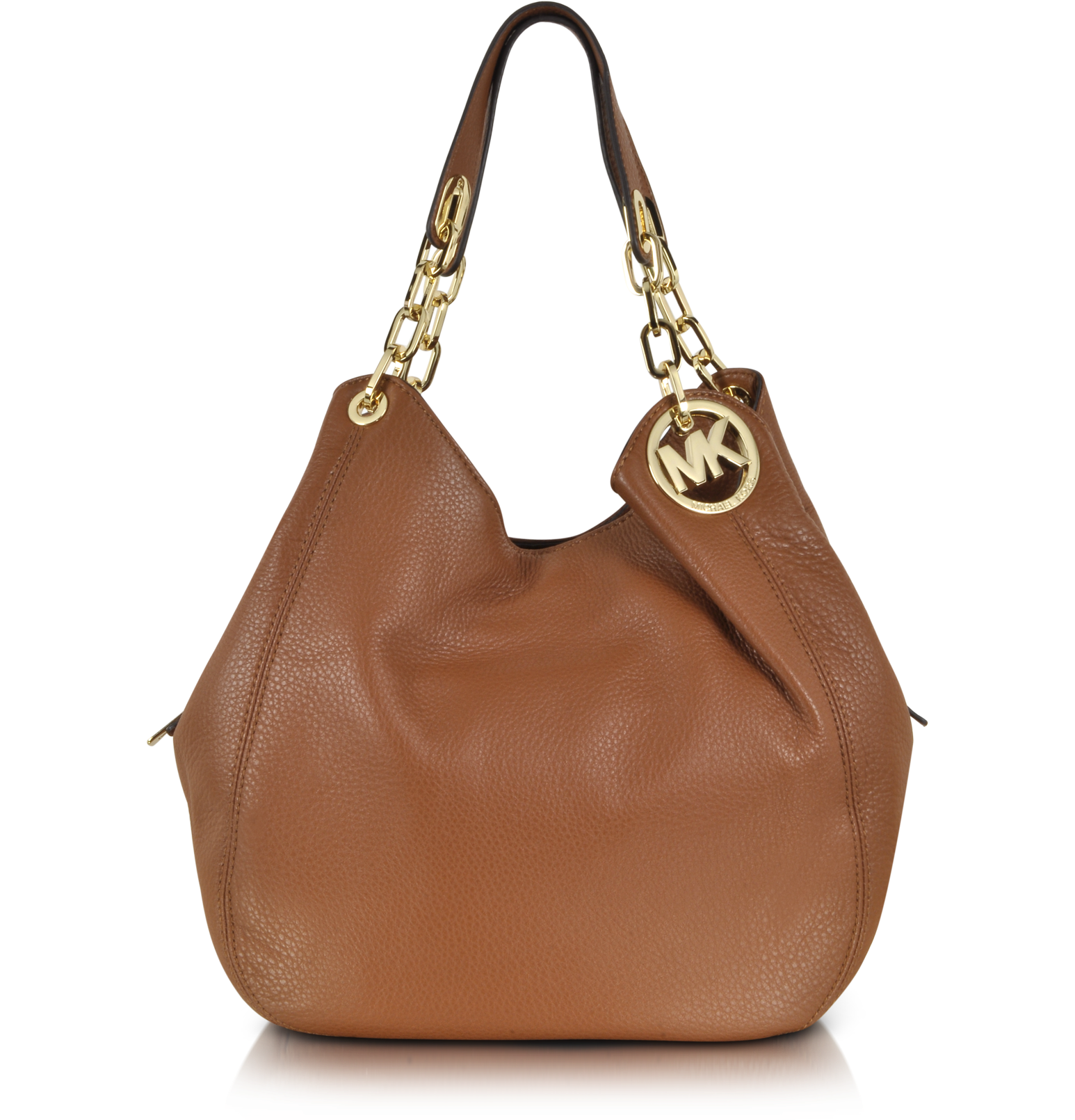 Michael Kors Fulton Luggage Leather Shoulder Tote at FORZIERI