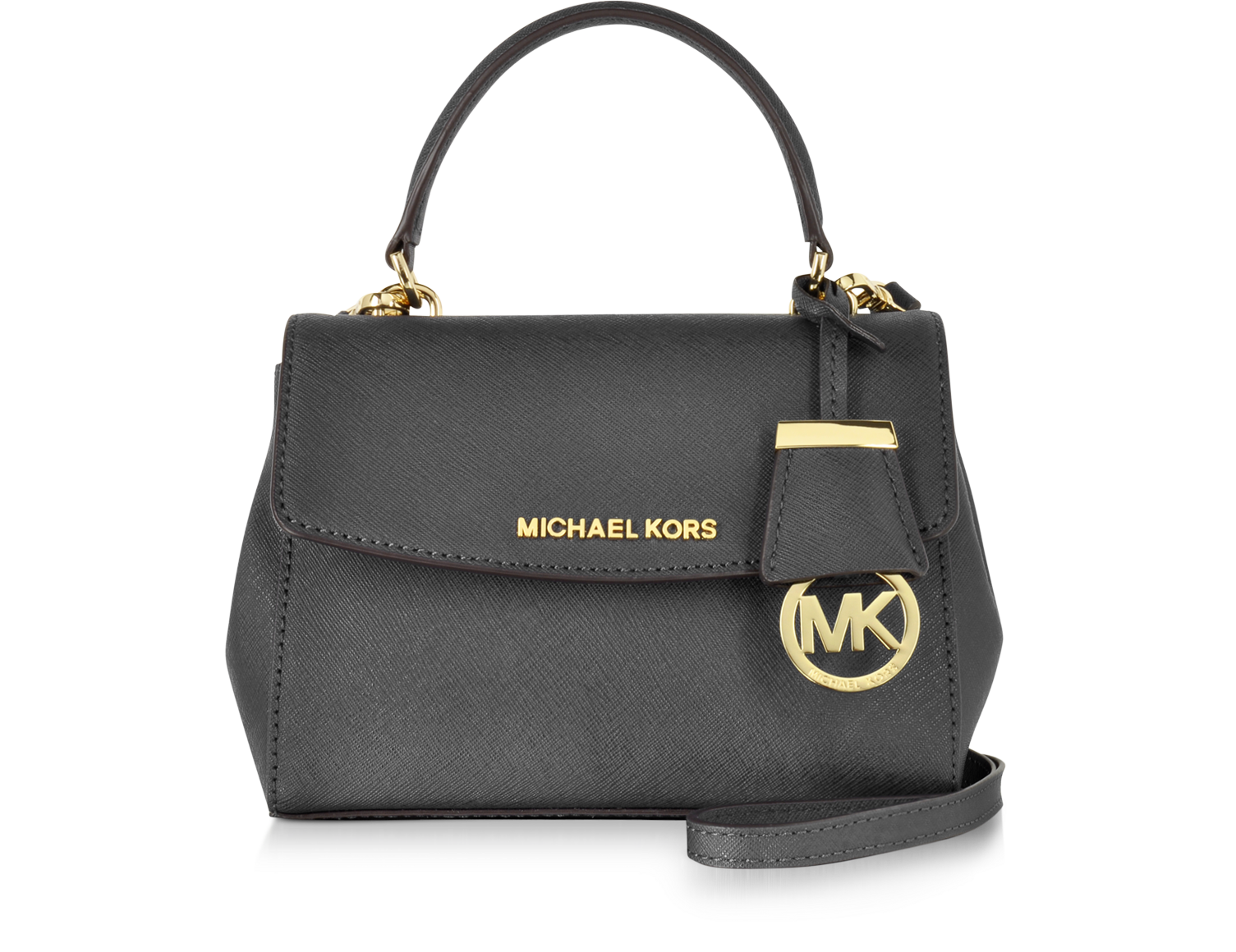 Michael Kors Ava Black Saffiano Leather 