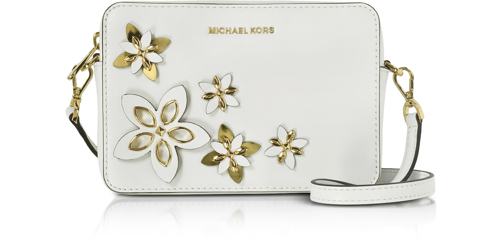 michael kors purse flowers