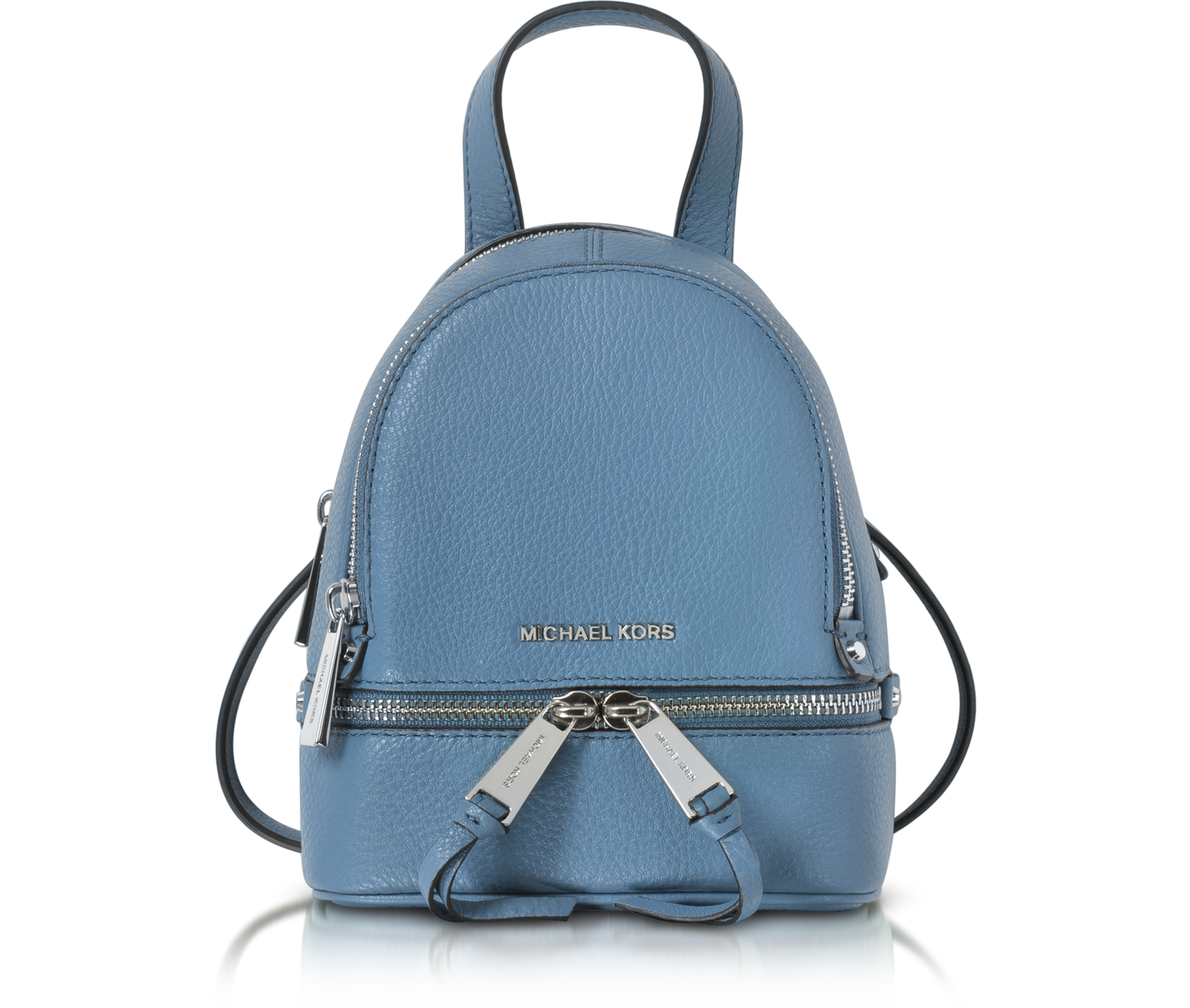 michael kors blue jean backpack