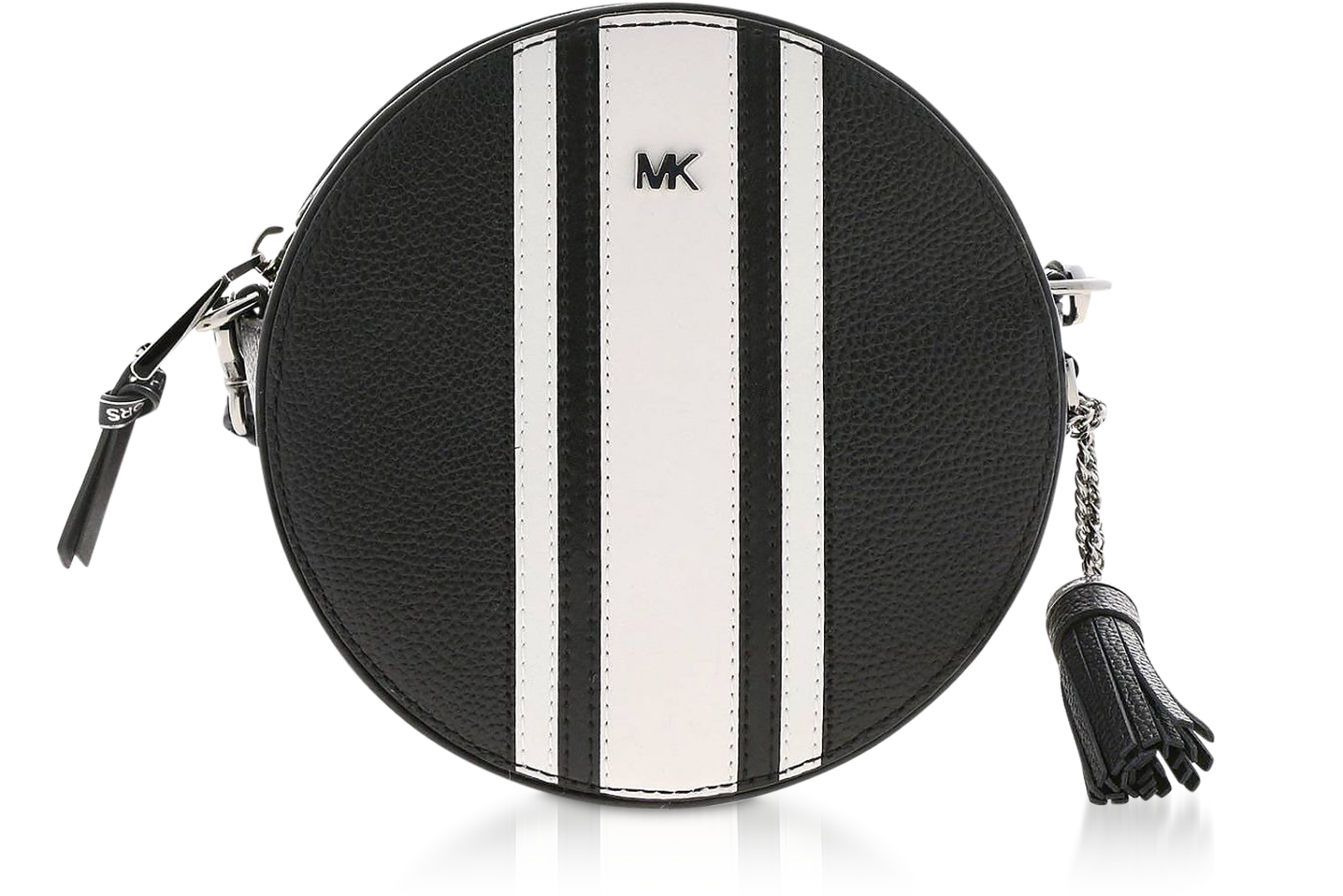michael kors purse black and white