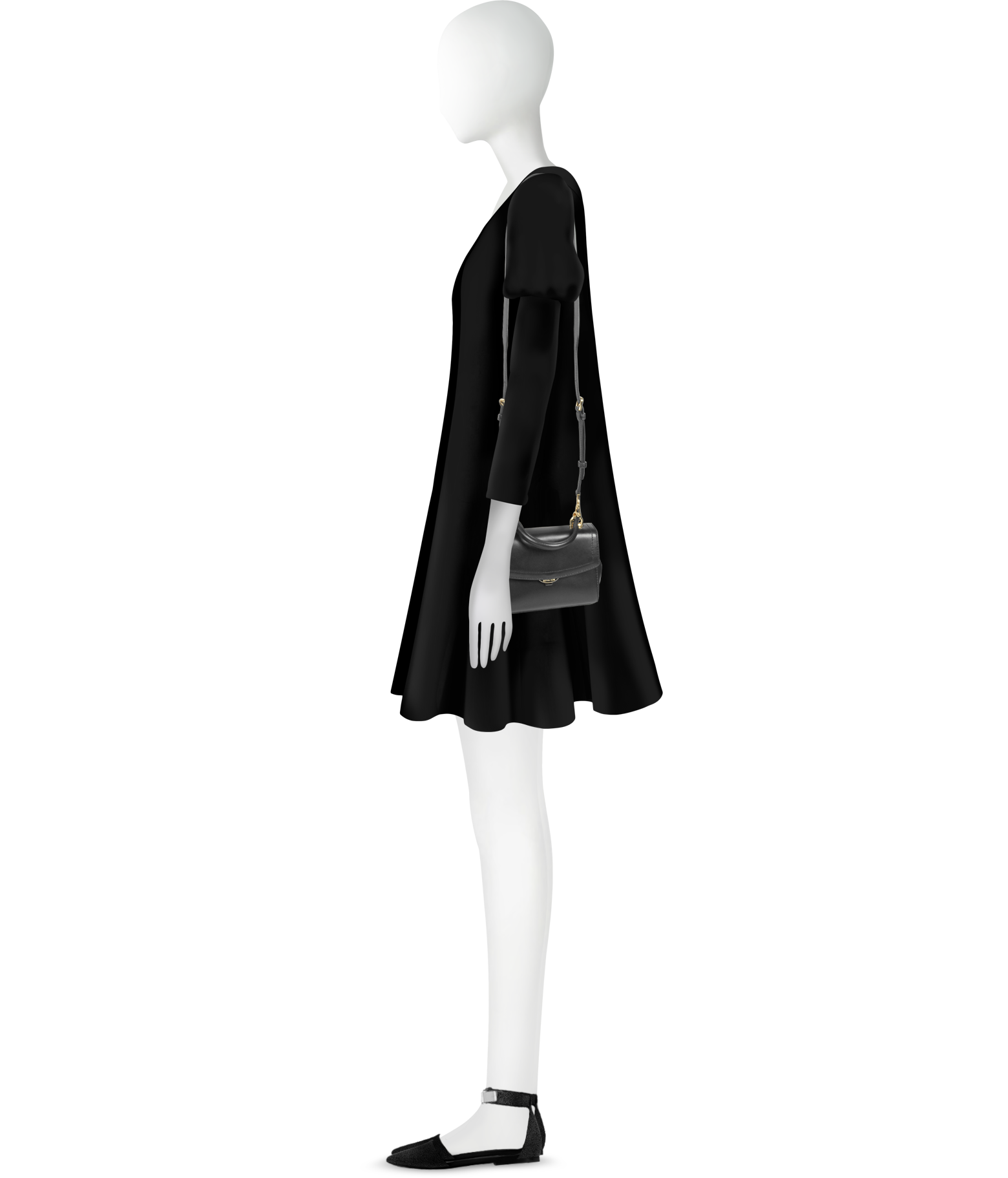 Michael Kors Ava Extra Small Crossbody Bag in Black