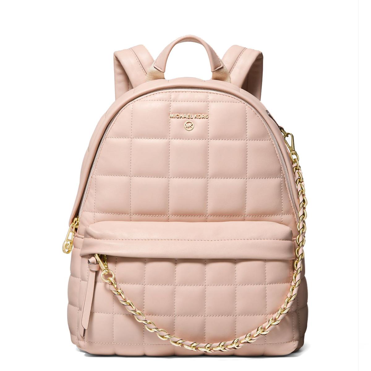 pink backpack michael kors