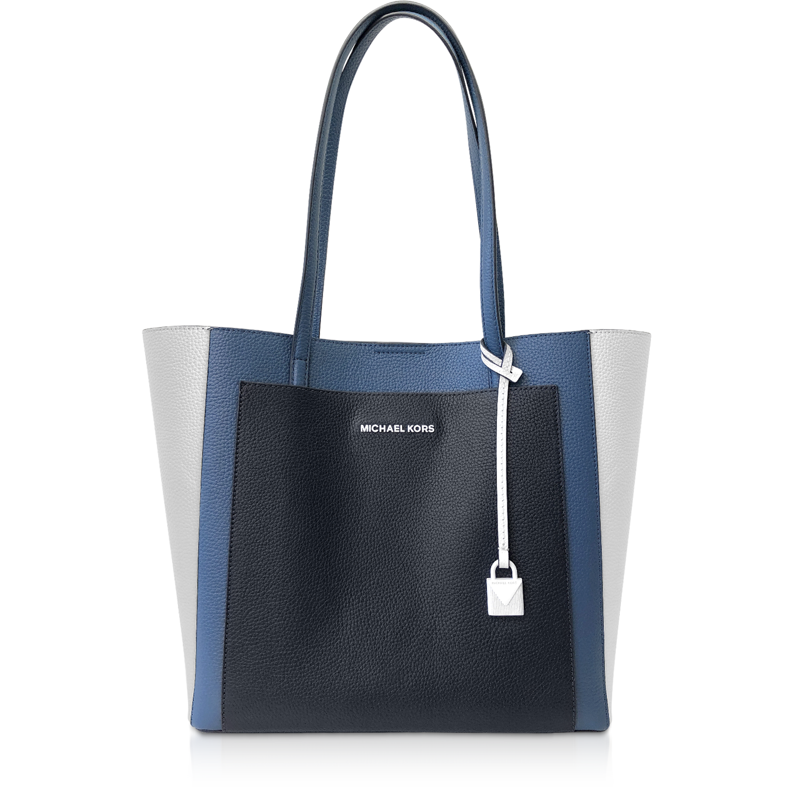 Michael Kors Blue Gemma Large Pocket Tote Bag at FORZIERI
