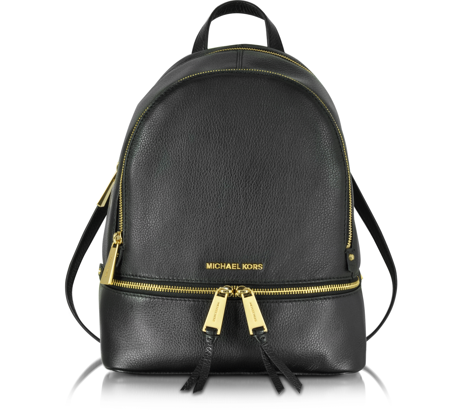 michael kors rhea medium backpack black