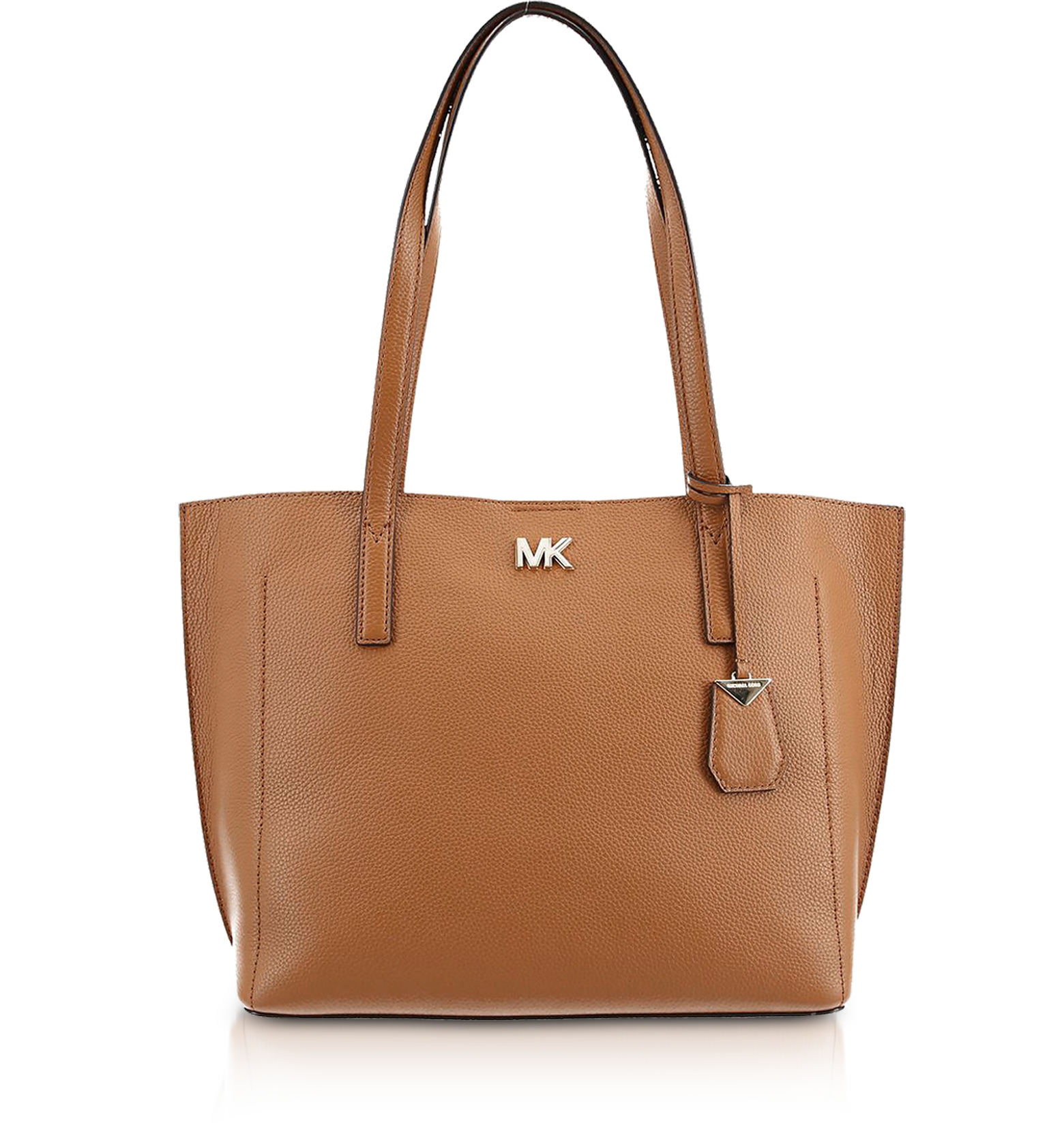 Michael Kors Acorn Pebbled Leather Ana Medium EW Bonded Tote Bag at ...