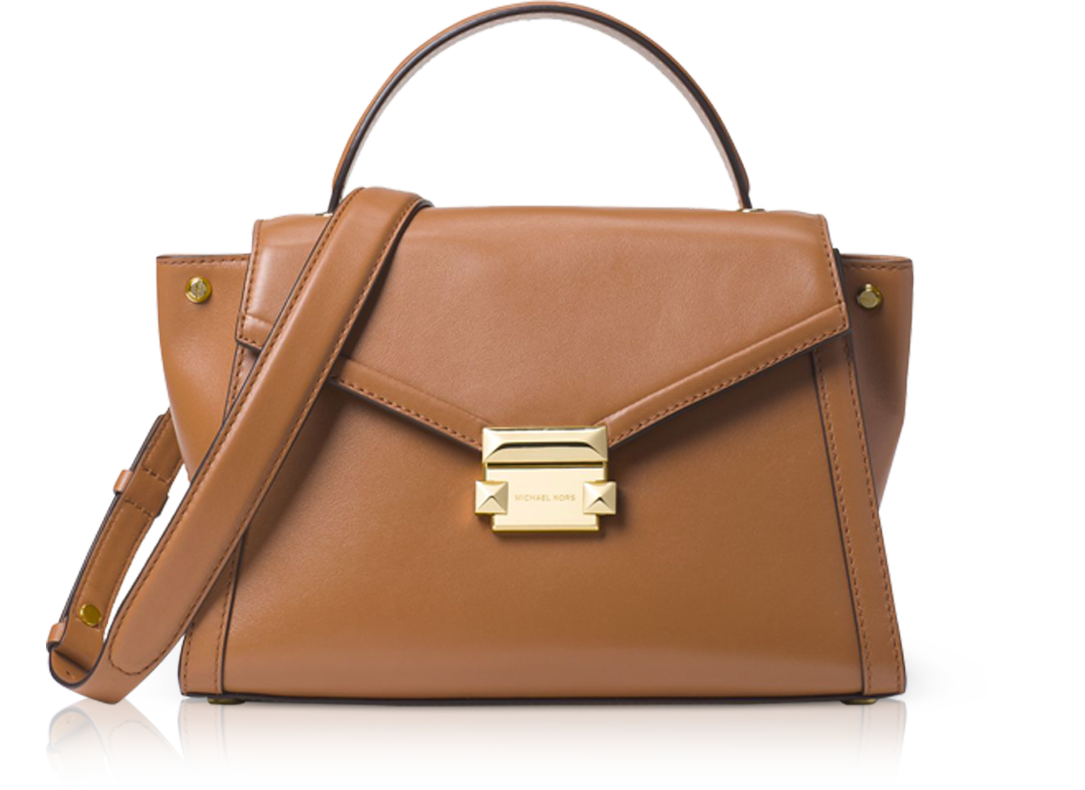 michael kors whitney medium leather satchel