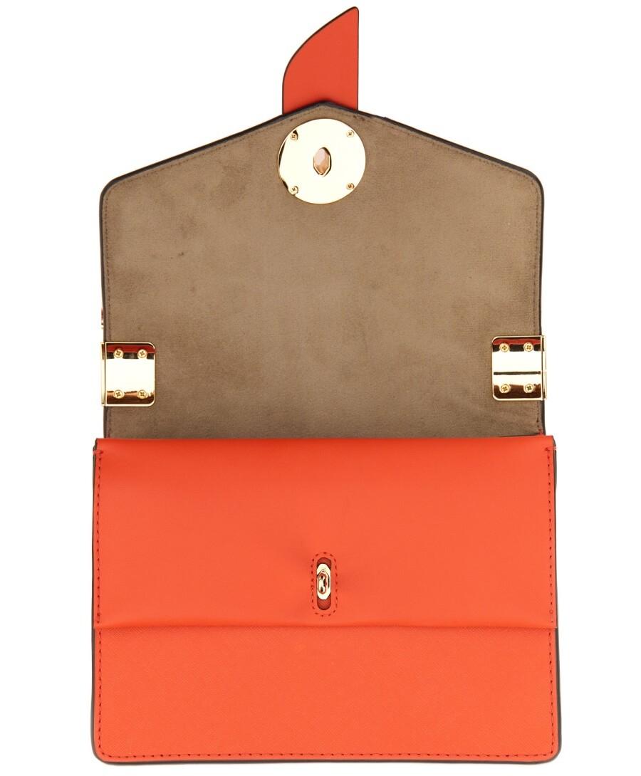 Michael Kors Burnt Orange/ Tan Leather Satchel Bag