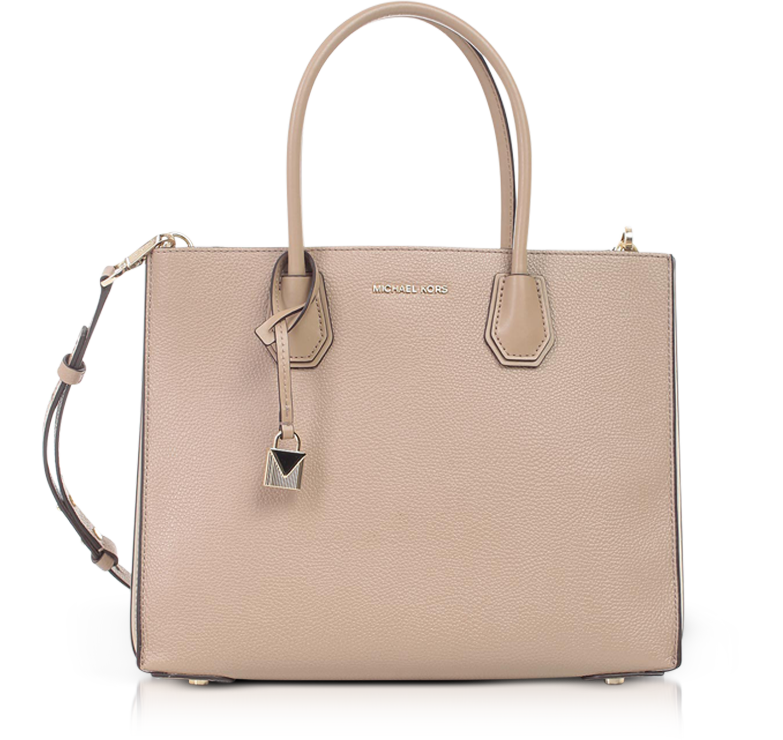 mercer pebbled leather tote