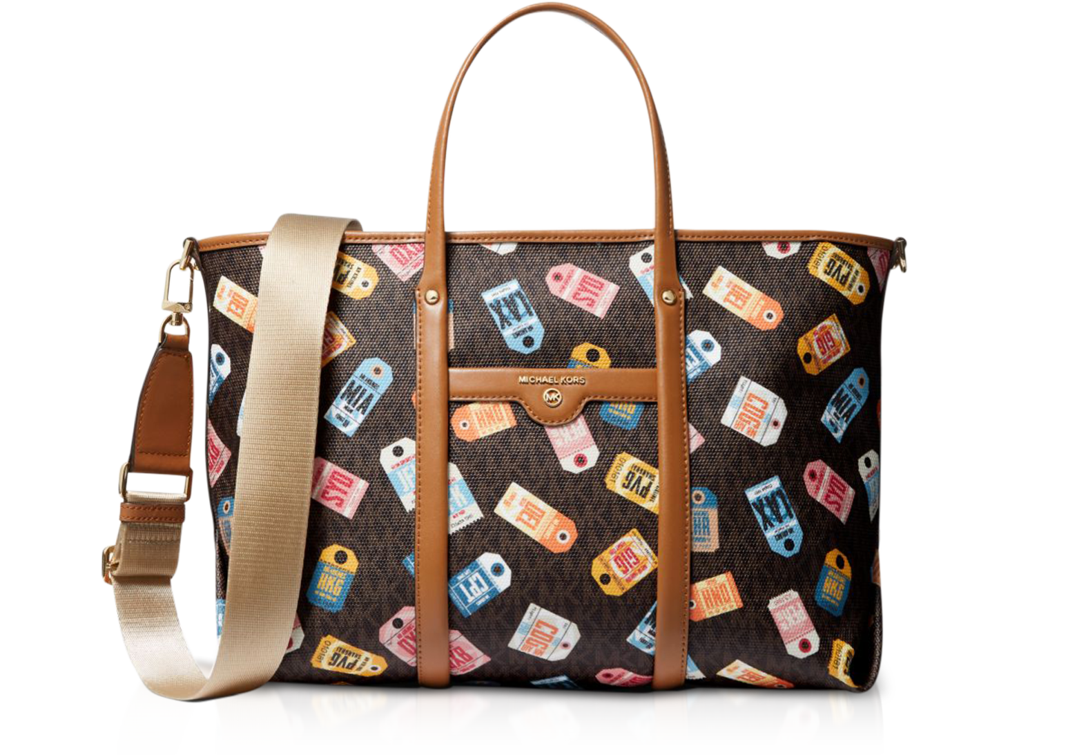 Buy Michael Kors Tote Bag with Brand Print