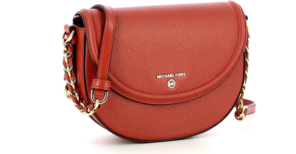 Michael Kors Red Jet Set Charm Medium 4IN1 Pouch/ XBody Bag at