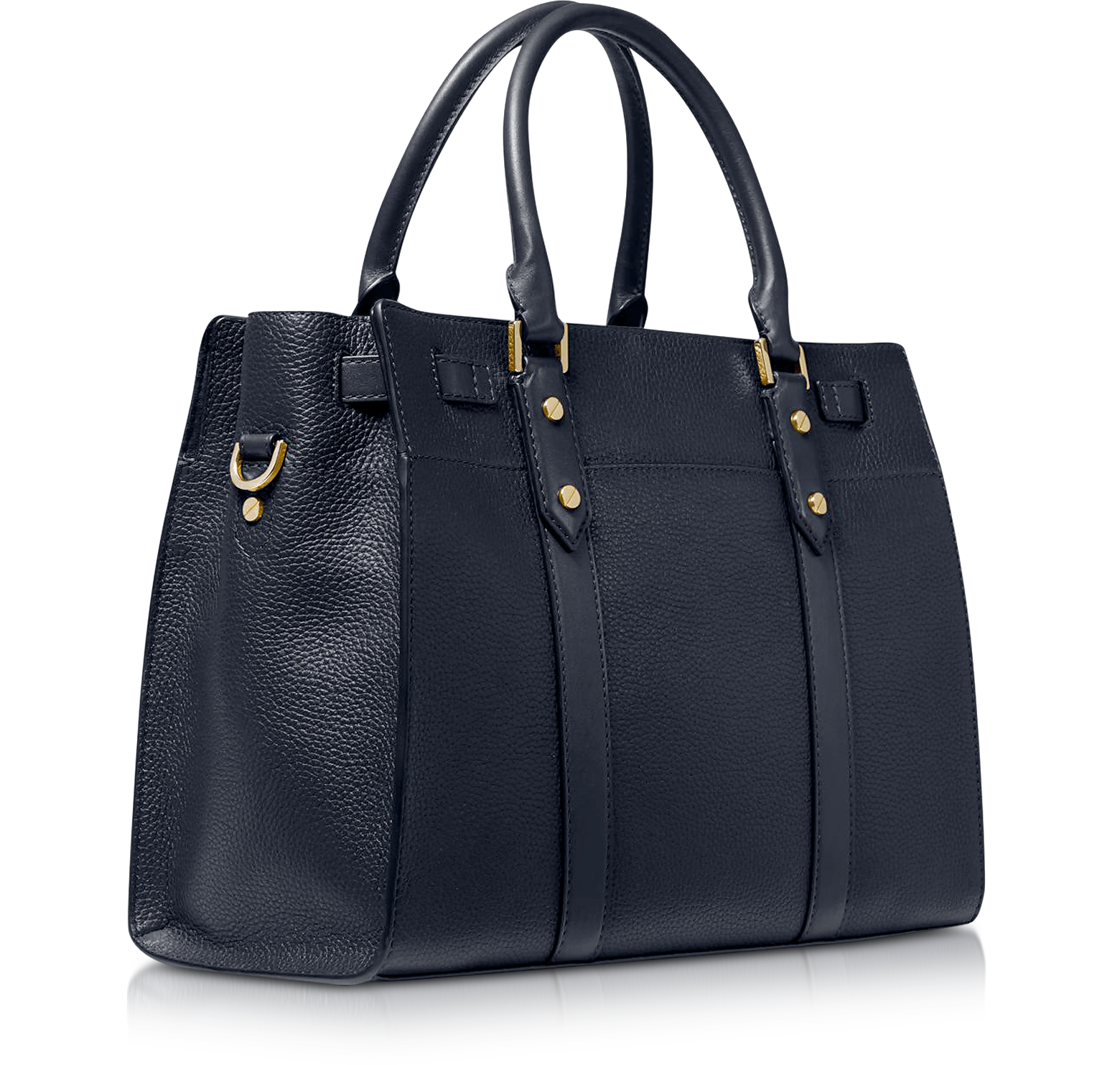 NWT Michael Kors Hamilton Traveler Large Leather Shoulder Handbag