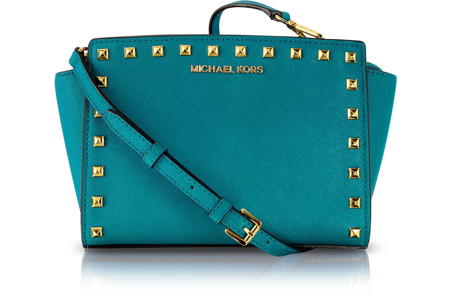 michael kors turquoise purse
