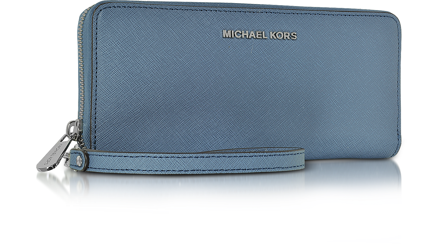 michael kors denim blue wallet
