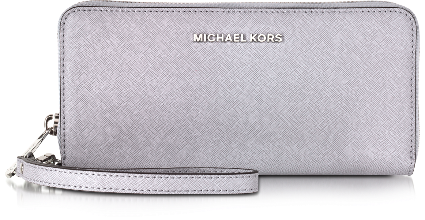 lilac michael kors wallet
