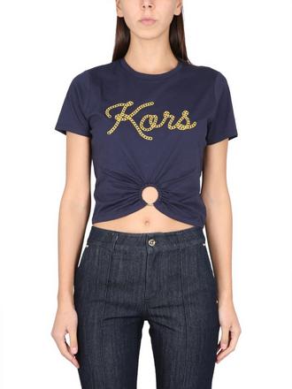 Michael Kors Crop Top With Logo Band M at FORZIERI Canada
