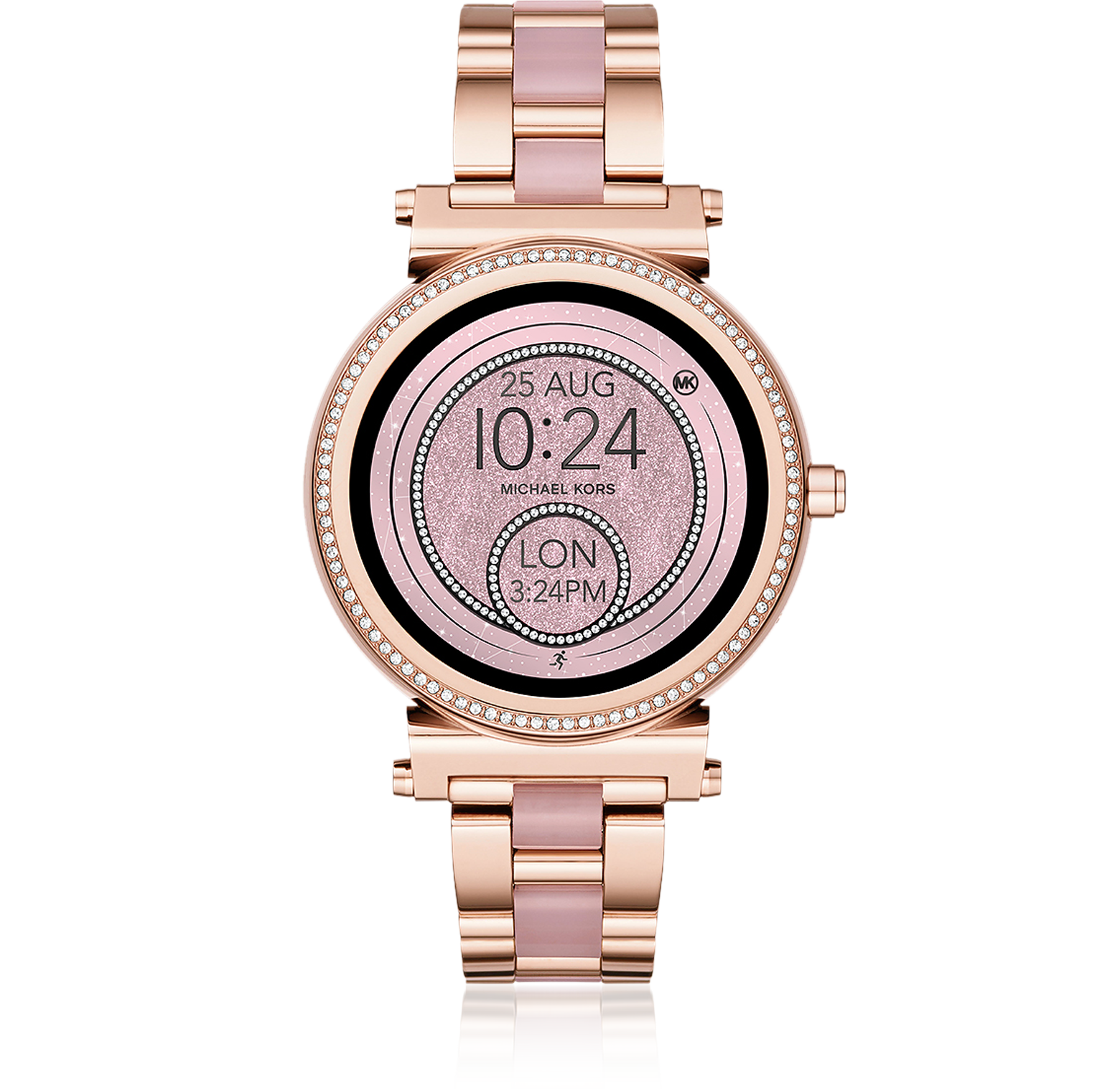 sofie pave rose gold smartwatch