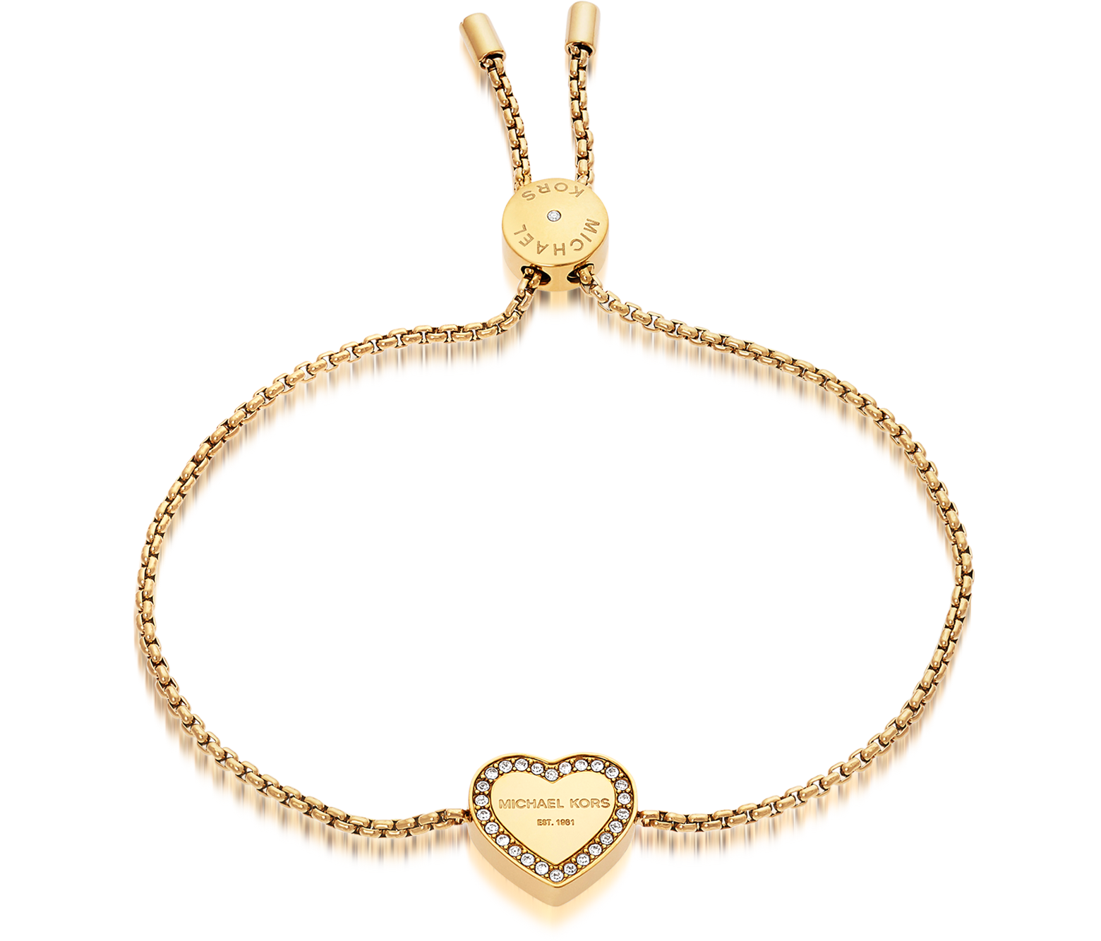 michael kors heart bracelet