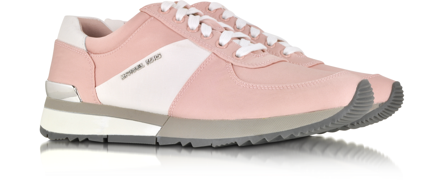Michael Kors Allie Blossom Nylon and Saffiano Leather Sneaker 10 US at ...
