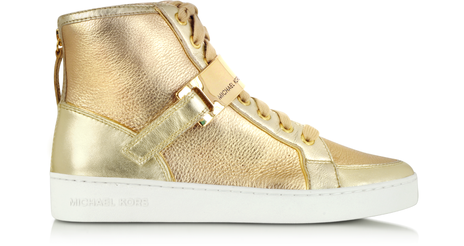michael kors gold high top sneakers