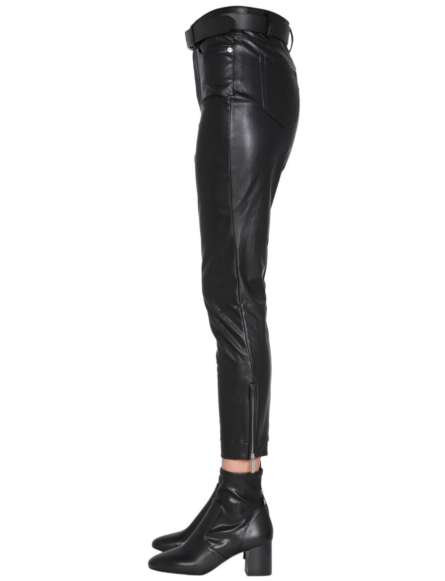 Michael Kors Faux Leather Trousers 6 at FORZIERI