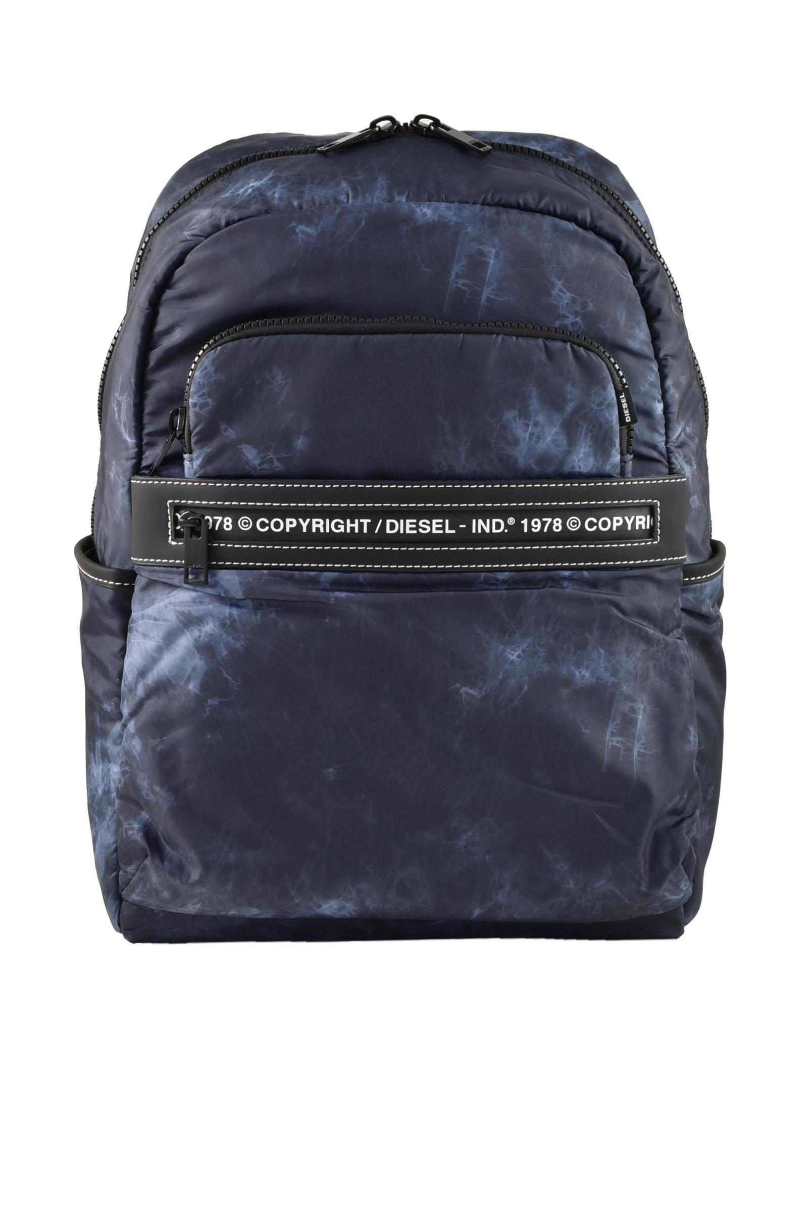 Diesel Designer Men's Bags Men's Blue Backpack In Bleu