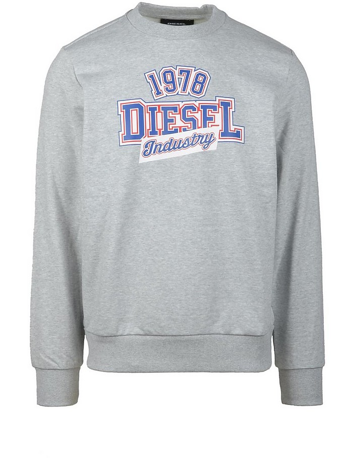 Diesel Men's Gray Sweatshirt M at FORZIERI