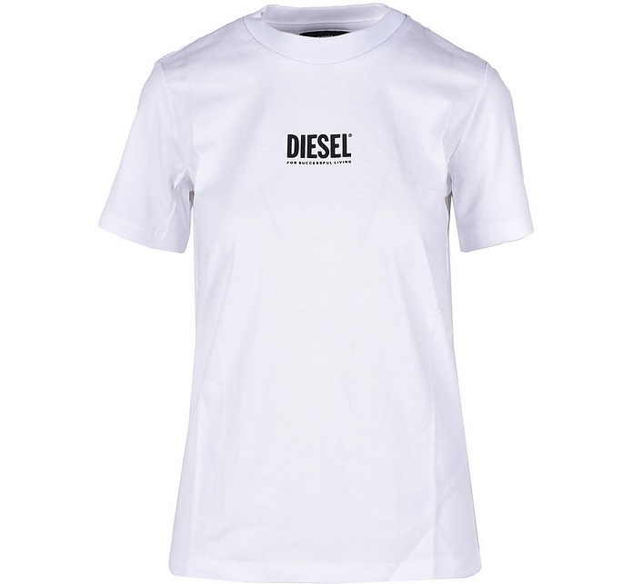 Women's White T-Shirt - Diesel