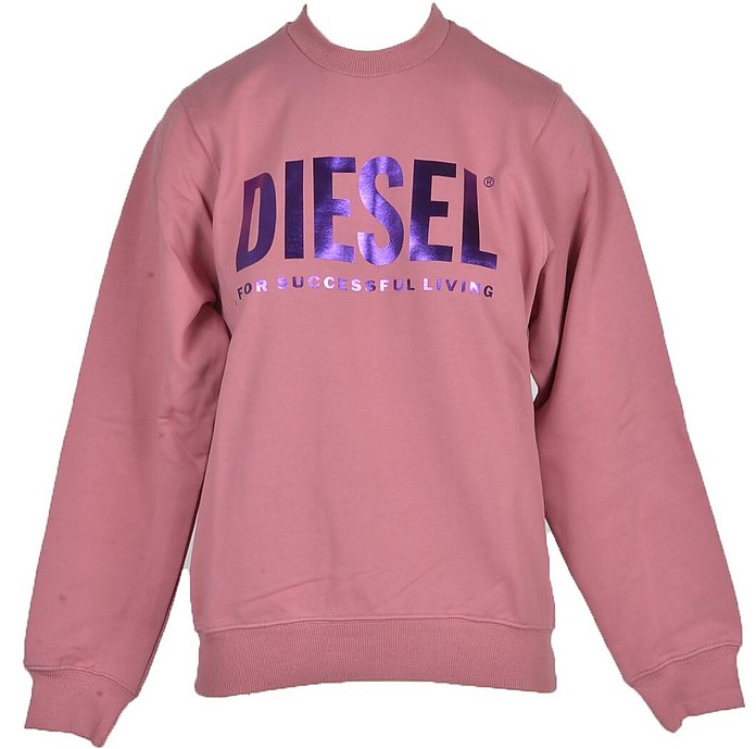 Women's Pink Sweatshirt - Diesel