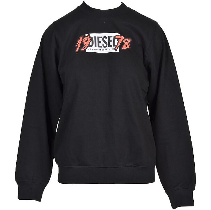 Women's Black Sweatshirt - Diesel