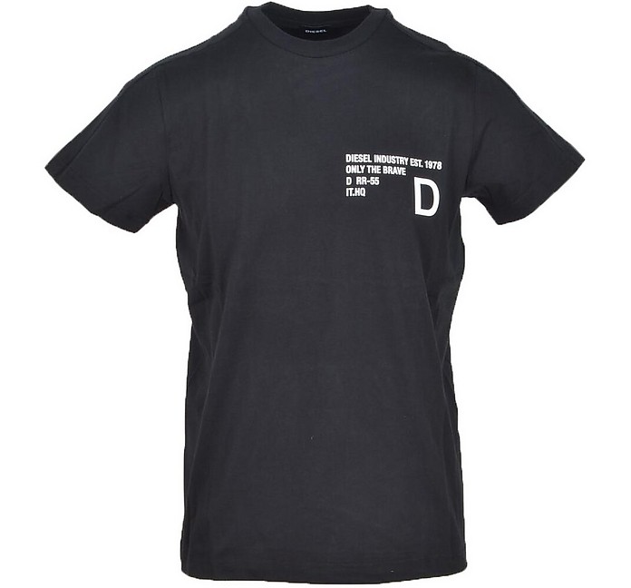 Men's Black T-Shirt - Diesel