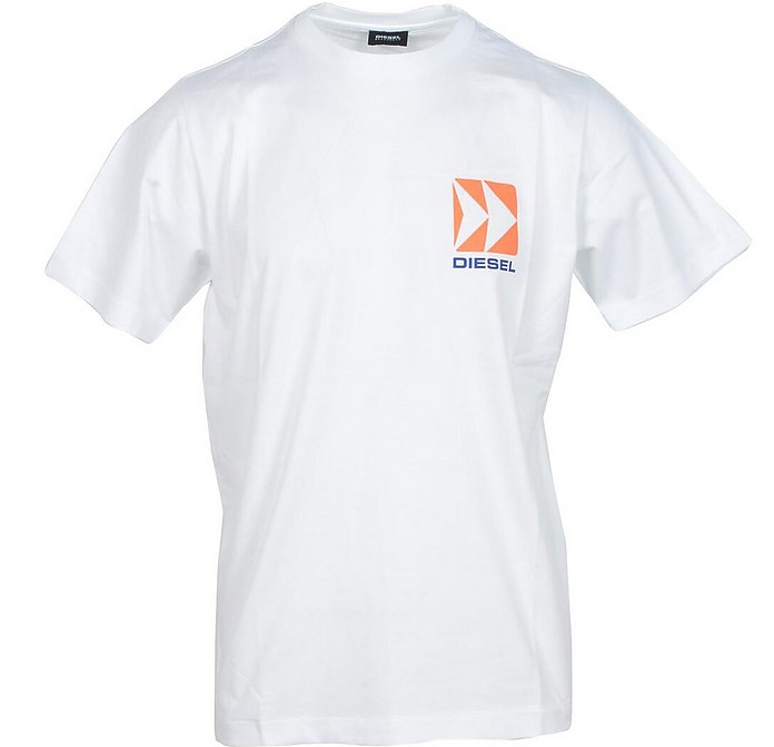 Men's White T-Shirt - Diesel