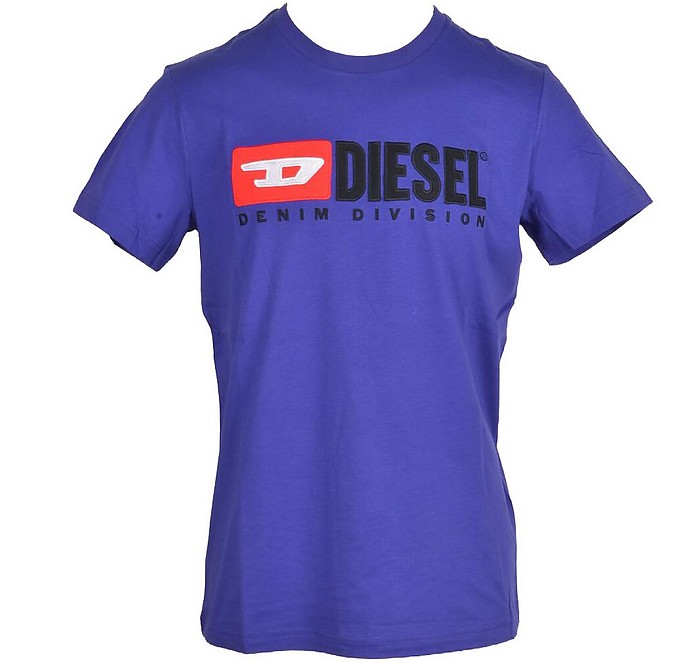 Men's Violet T-Shirt - Diesel