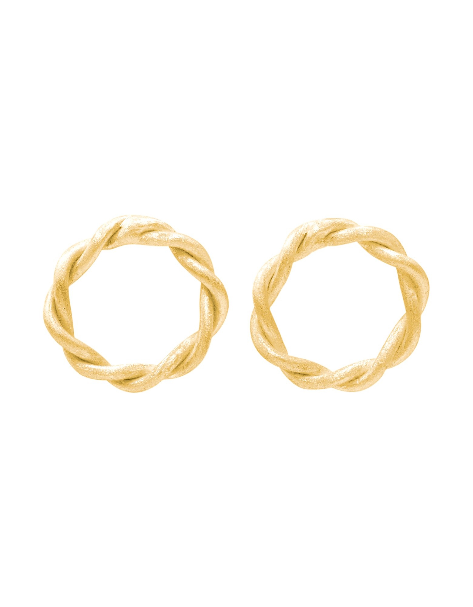 Ilaria Ludovici Jewelry Designer Earrings Hold Me Hoop Earrings In Or