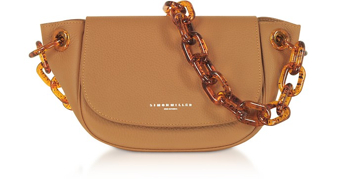 Grained Leather Bend Bag - Simon Miller
