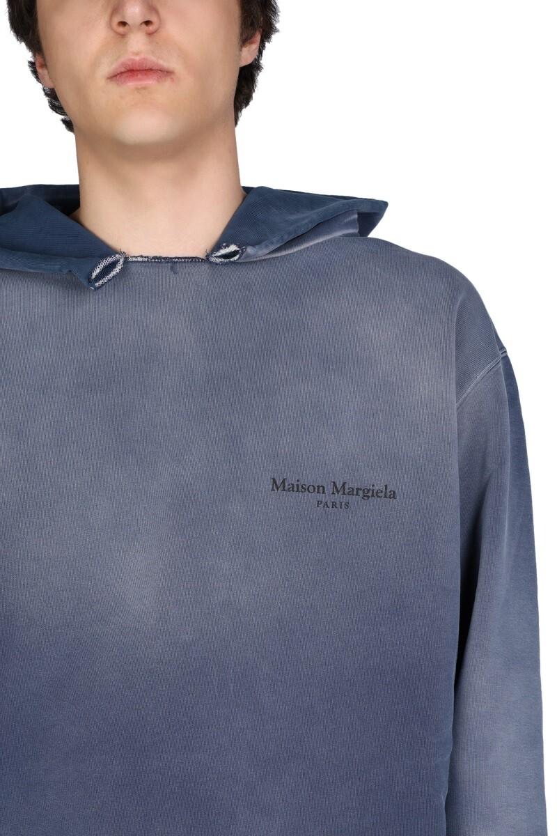 Maison Margiela Sweatshirt With Logo Print M at FORZIERI