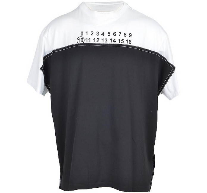 Men's White / Black T-Shirt - Maison Margiela / ] }WF