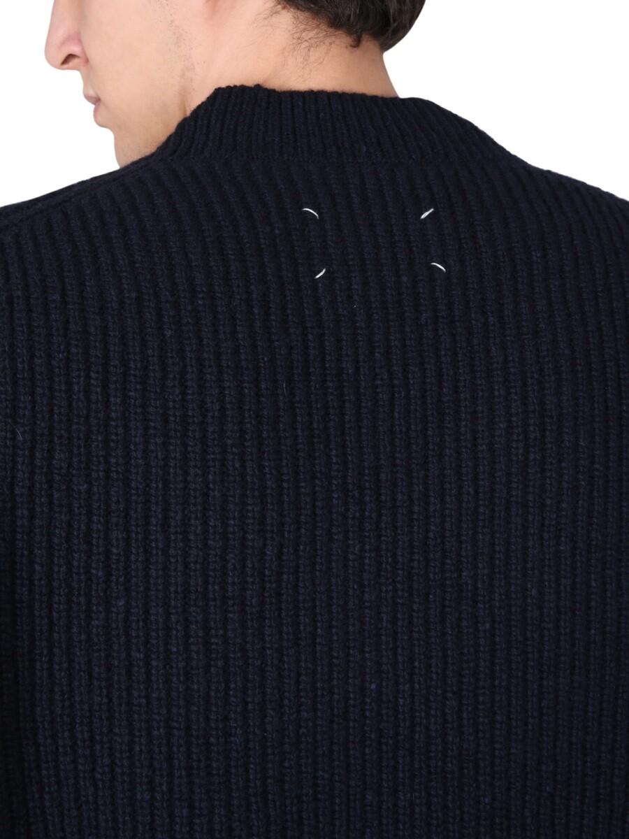 Maison Margiela Donegal Knit Pullover L at FORZIERI